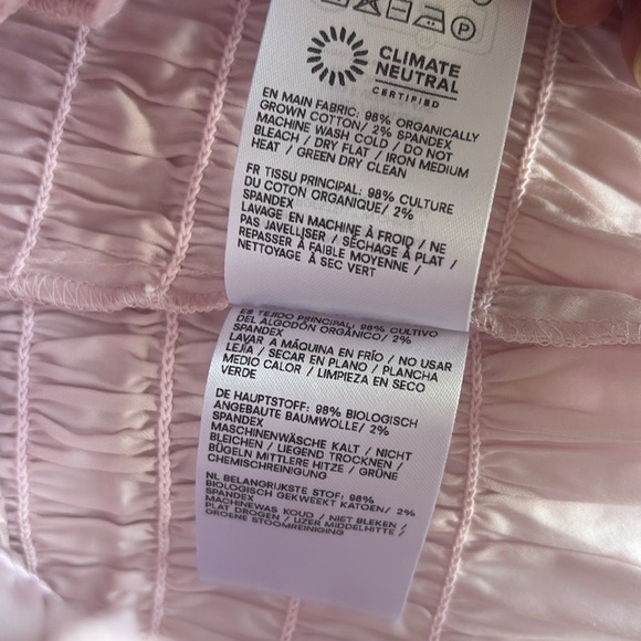 NEW Reformation Laguna Two Piece Matching Midi Set Cherry Blossom Pink US 4 UK 8 - Picture 10 of 16